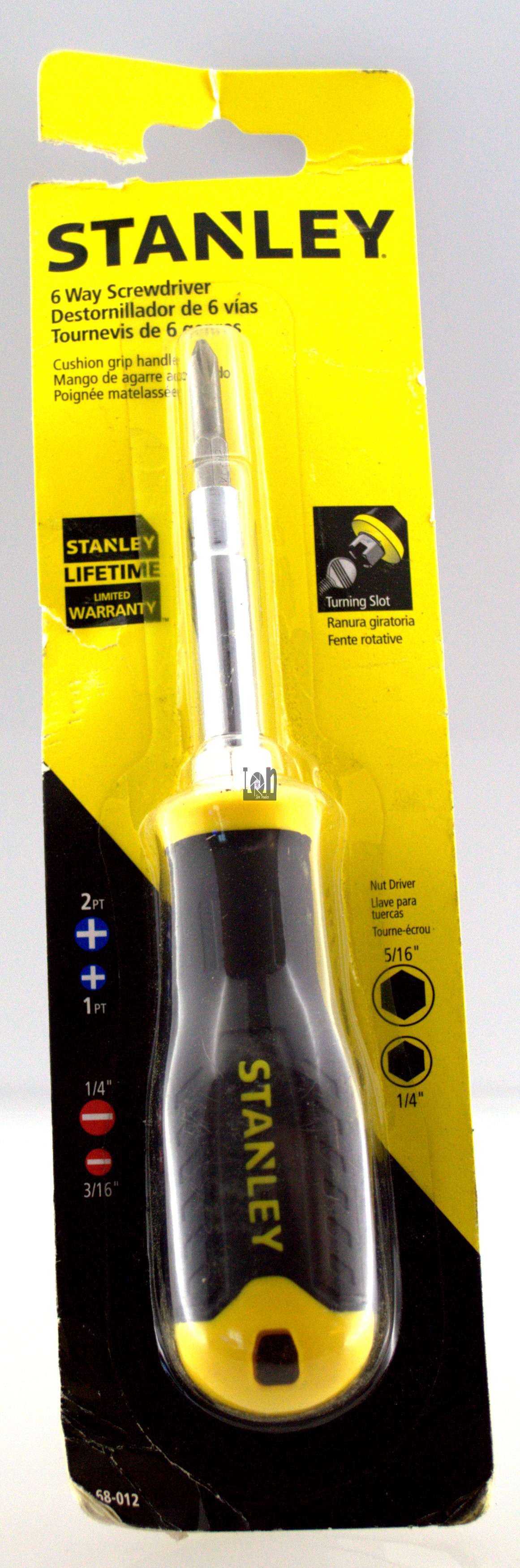 Stanley Tools 6 in 1 Screwdriver Nutdriver Electrician Tools 68-012