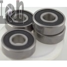 4pc Lot 608RS ball Bearings for Skateboard Scooters 5/16" x 7/8 OD